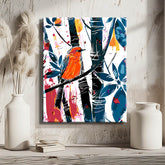 Painting by Numbers Abstract Red Bird